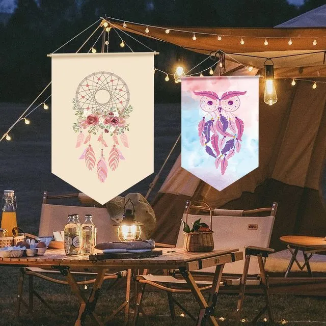 Bohemian dreamcatcher hanging flag hanging painting