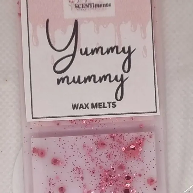 Yummy mummy Wax melt snap bars x6