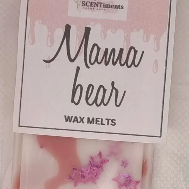Mama bear Wax melt snap bars x6