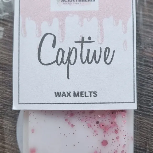 Captive Wax melt snap bars x6