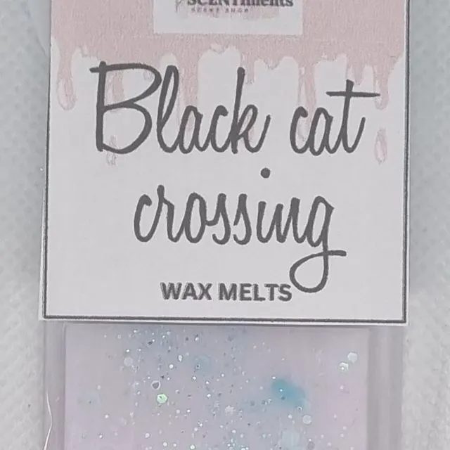 Black Cat Crossing Wax melt snap bars x6