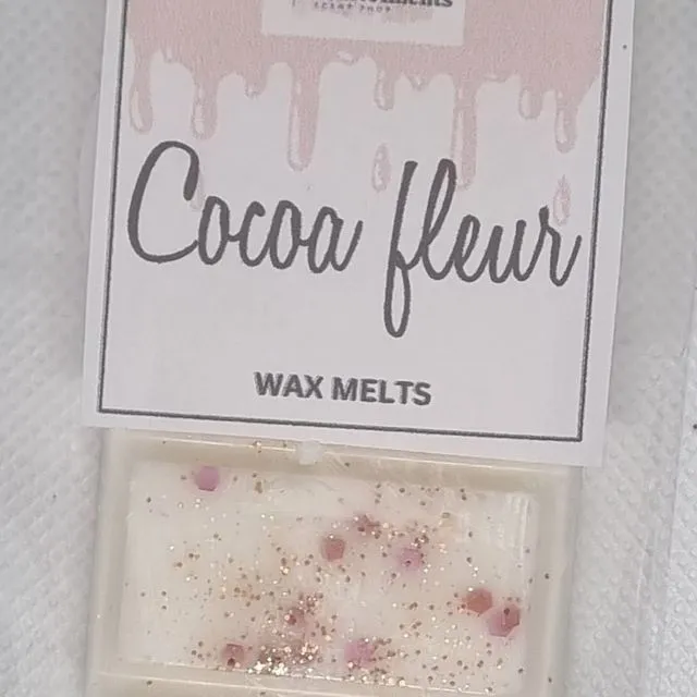 Cocoa Fleur Wax melt snap bars x6