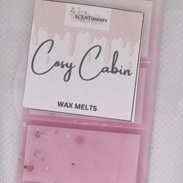 Cosy cabin Wax melt snap bars x6