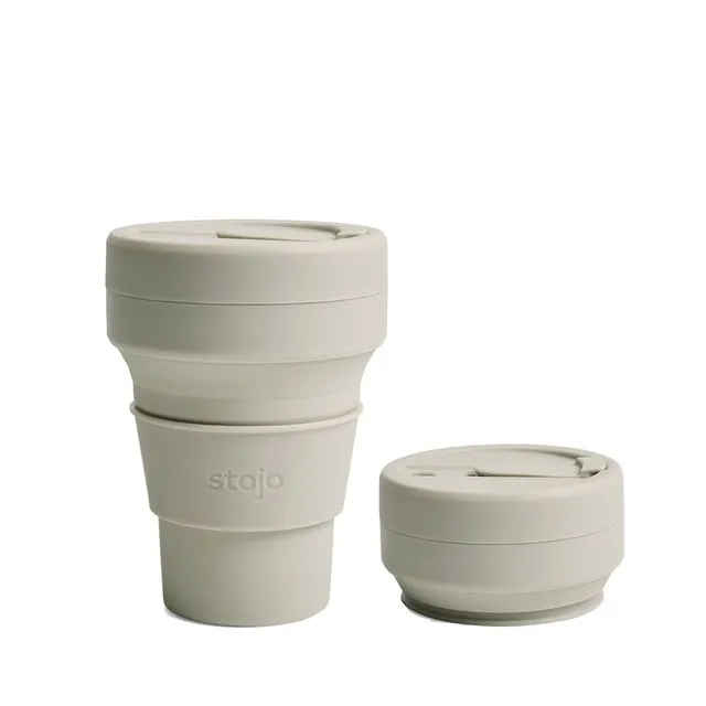 STOJO COLLAPSIBLE POCKET CUP 355ml/12oz - OAT