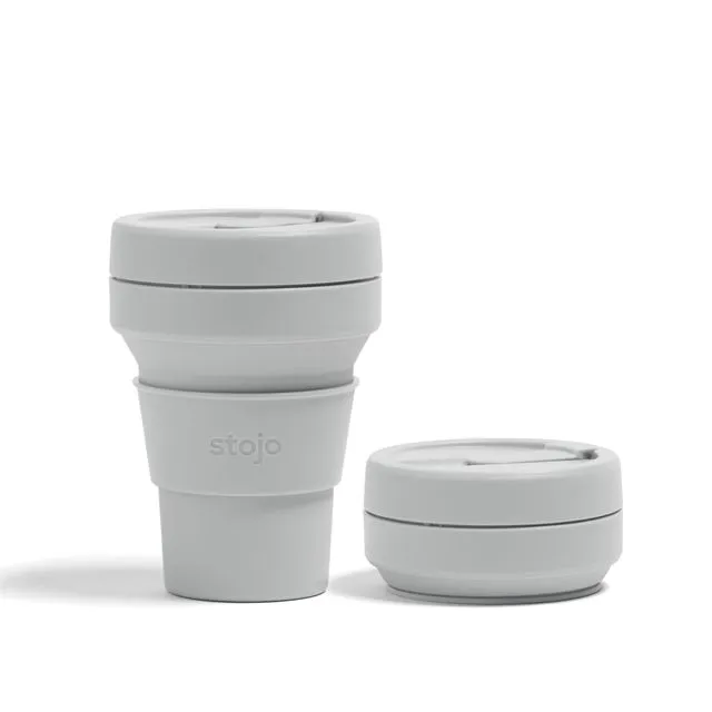 STOJO COLLAPSIBLE POCKET CUP 355ml/12oz - CASHMERE