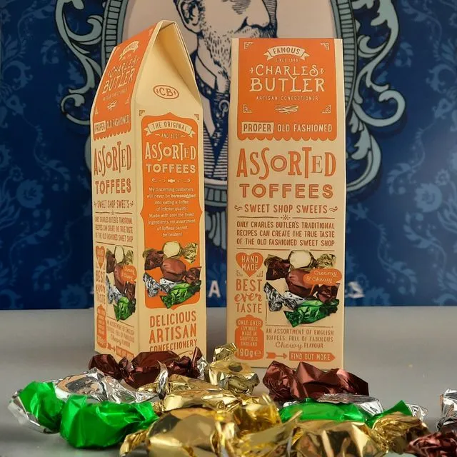 Charles Butler Assorted Toffee 190g