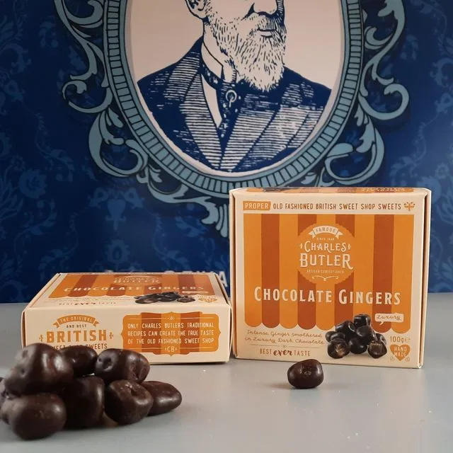 Charles Butler Chocolate Gingers 100g