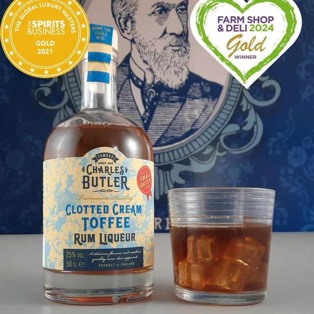 Charles Butler Clotted Cream Toffee Rum Liqueur 50cl