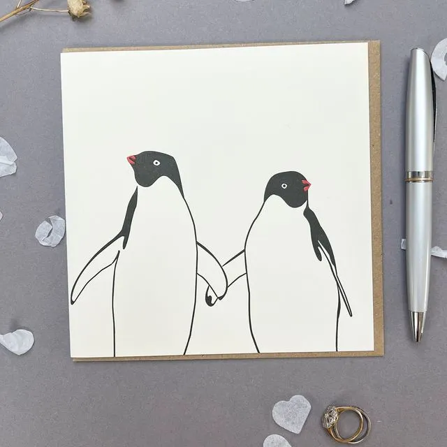 Penguins in Love Card (Copy)
