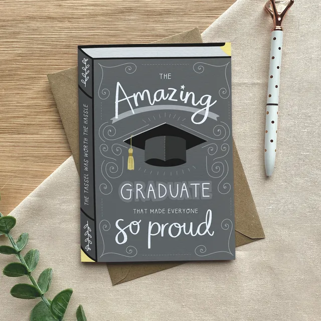 Amazing Graduate – Luxury Book Greeting Card