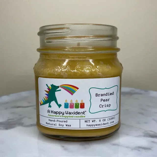 Brandied Pear Crisp Handpoured Soy Candle
