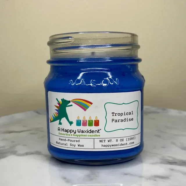 Tropical Paradise Handpoured Soy Candle