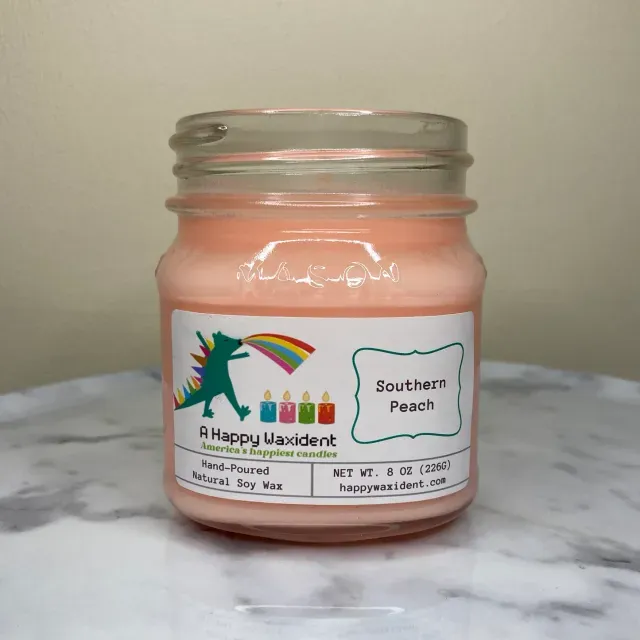Southern Peach Handpoured Soy Candle