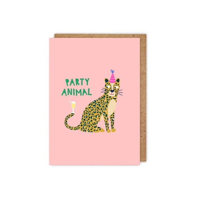 Party Animal A6 Birthday Card