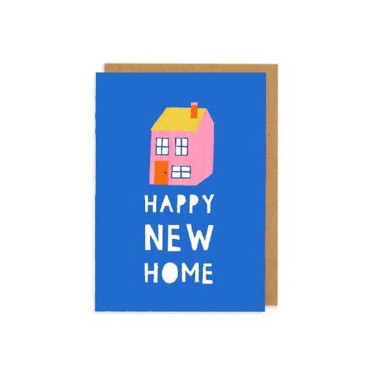 Happy New Home modern and bold Greetings Card