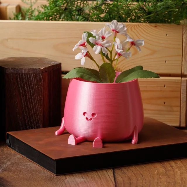 Happy Pot Silk Pink - Small