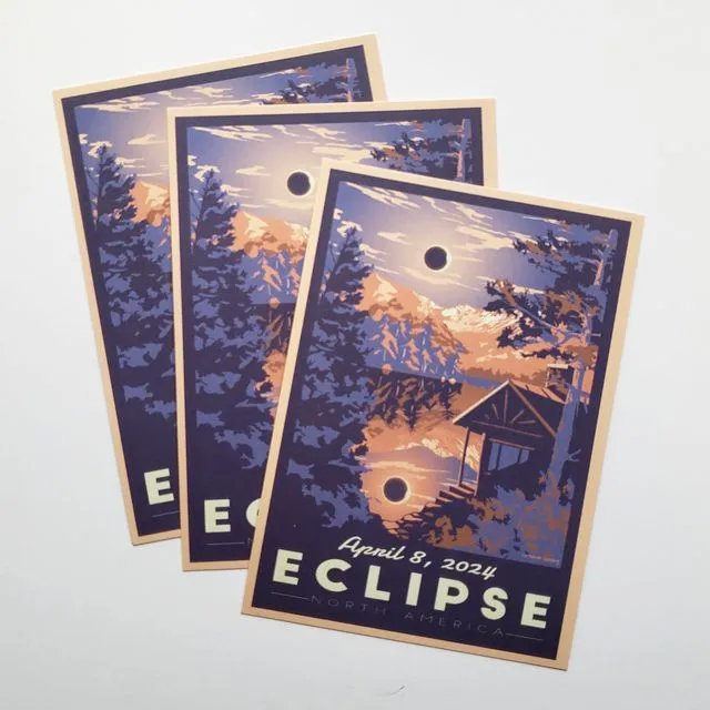 Solar Eclipse Postcard