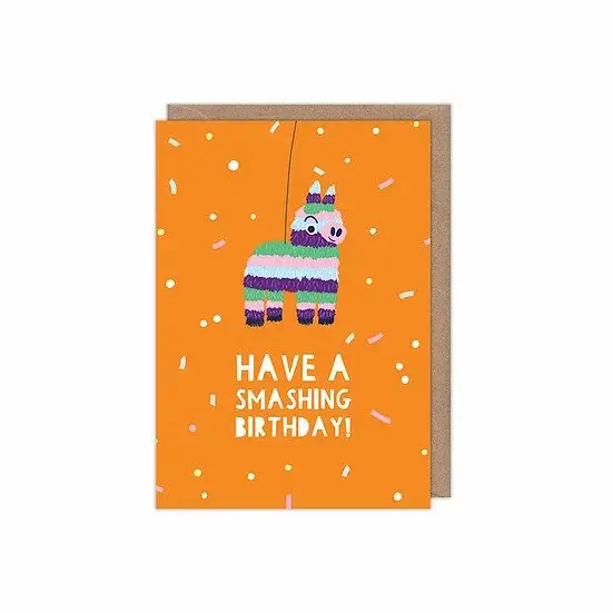 Have a Smashing Birthday Pinata Greetings Card