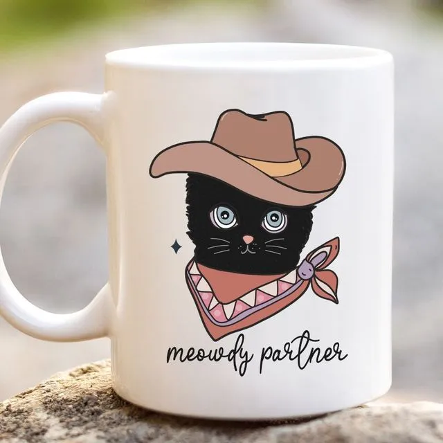 Meowdy Partner Cute Western 11 oz Coffee Mug