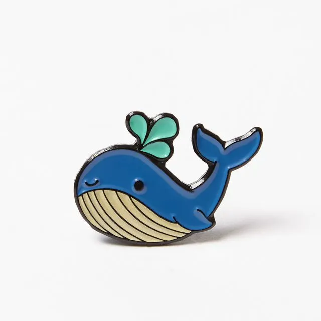 Enamel Pin Badge - Whale