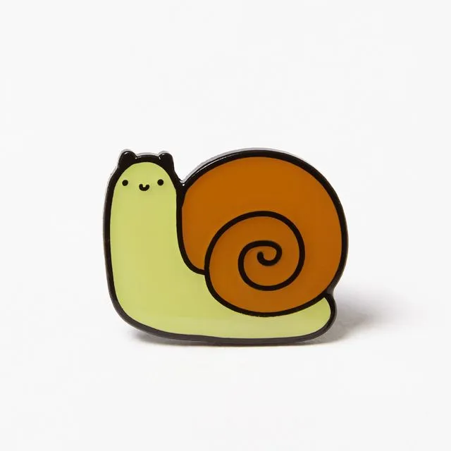 Enamel Pin Badge - Snail