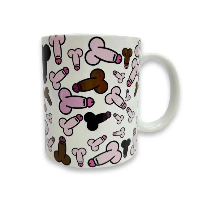 Willy Mug. Hand pressed in the UK. Rude Gifts, Novelty Gifts