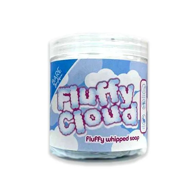 Fluffy Cloud Whipped Soap. Blueberry. Handmade in the UK.