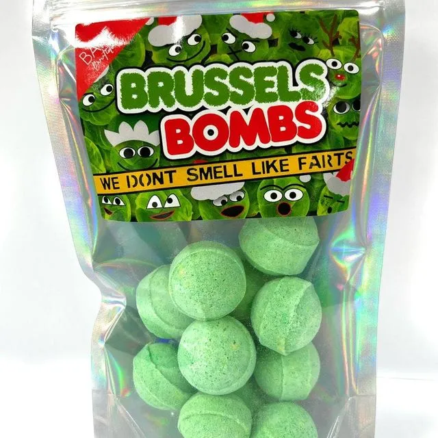 Brussels Bombs. 12 Jasmine Mini Bath Bombs. Christmas Stock