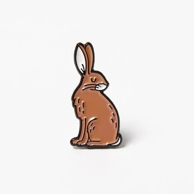 Enamel Pin Badge - Calm Hare