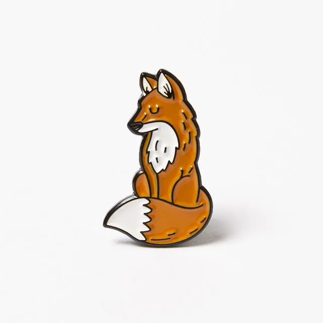 Enamel Pin Badge - Calm Fox