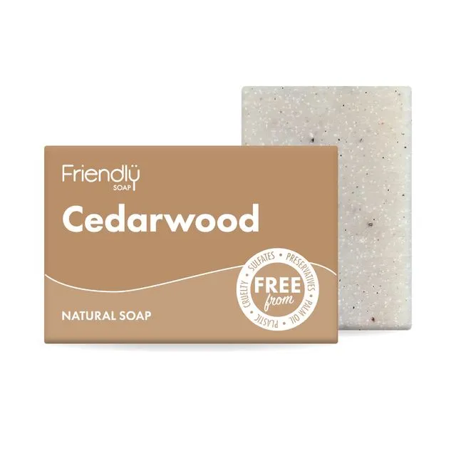 Cedarwood Vegan Soap Bar (6 x 95g)