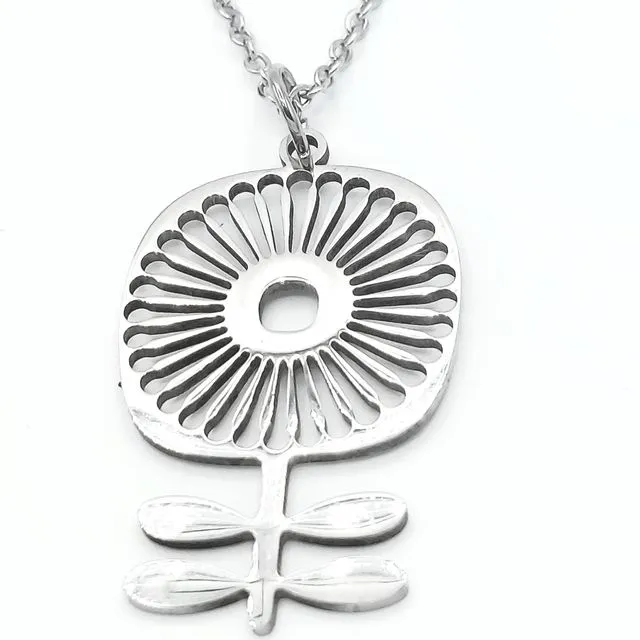 Flower Fashion Stainless Steel Necklace