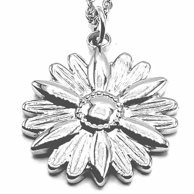 Flower Stainless Steel Necklace