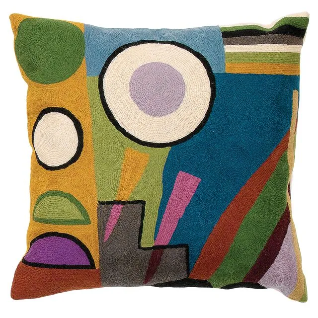 Zaida Kandinsky Abstract World Cushion Pillow Cover 18"