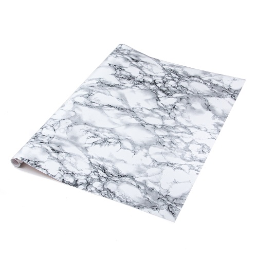 dc fix Marble White Self Adhesive Vinyl Wrap for Worktops and Furniture 90cm x 15m
