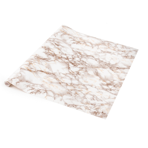 dc fix Marble Cortes Brown Self Adhesive Vinyl Wrap for Worktops and Furniture 67.5cm x 15m