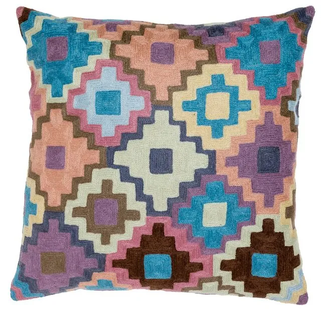 Zaida Crochet Design Cushion Pillow Cover 18”