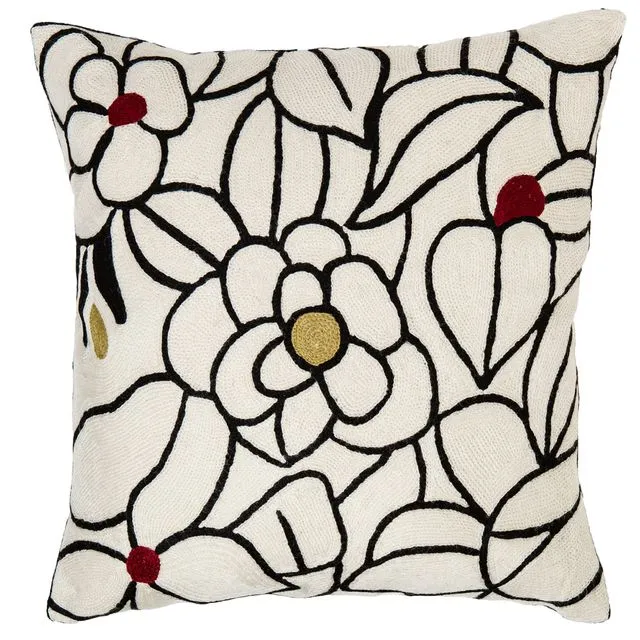 Zaida Klimt Silhouette Cushion Pillow Cover 18”