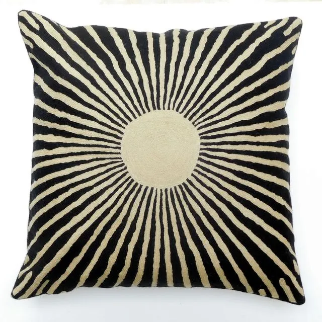 Zaida Sun Cream Cushion Pillow Cover 18”