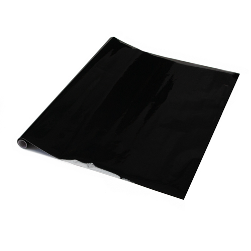 dc fix Glossy Black Self Adhesive Vinyl Wrap for Kitchen Doors and Furniture 90cm x 15m