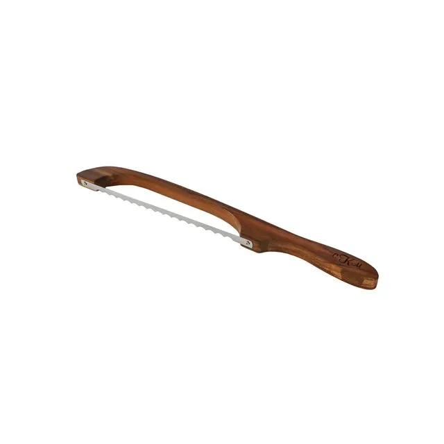 Acacia Wood Bread Knife, 17" L