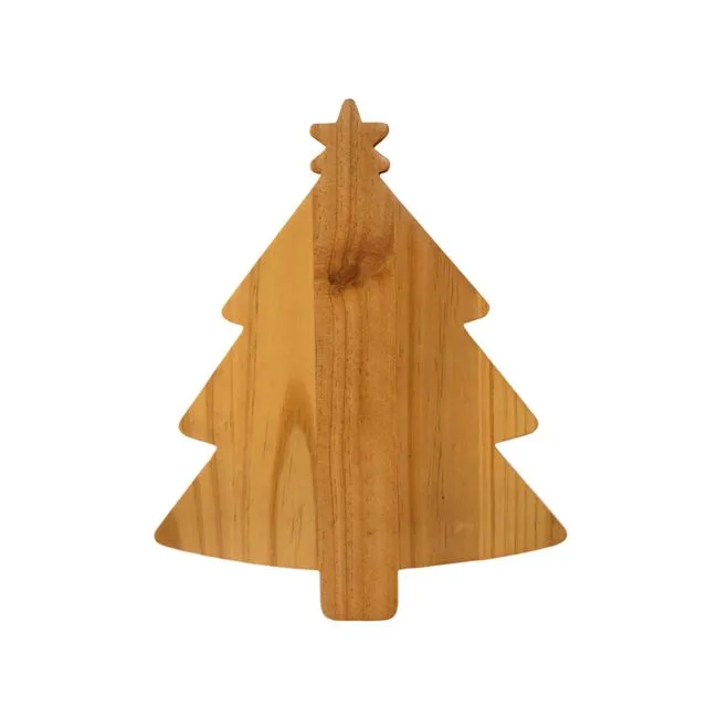 Holiday Tree Wood Board, 16" x 12.75"