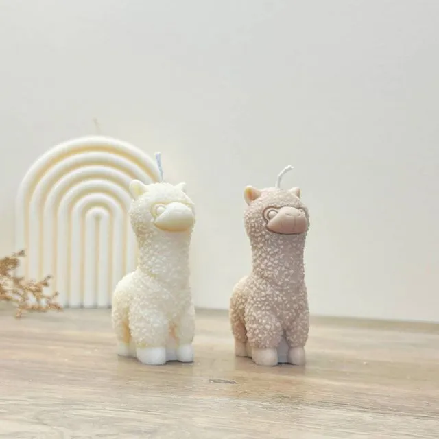 Llama Candles - Cute Animal Gifts - Alpaca Gifts - Alpaca Shaped Candles