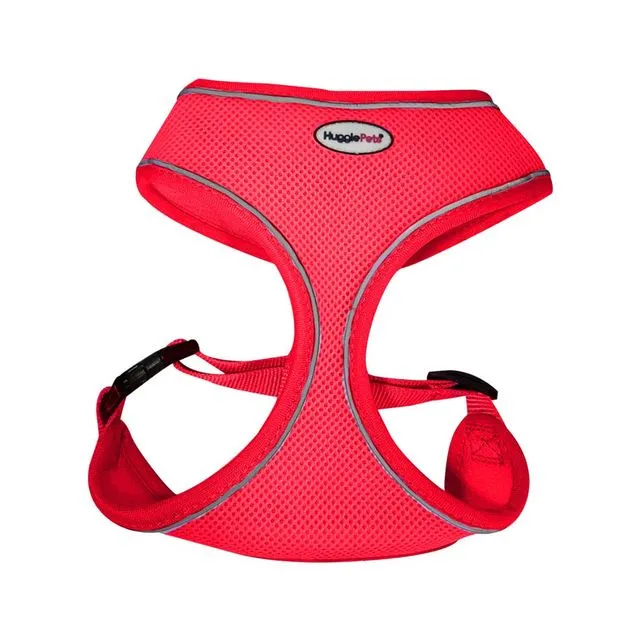 HugglePets Air Mesh Dog Harness - Red