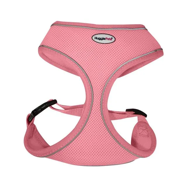 HugglePets Air Mesh Dog Harness - Pink