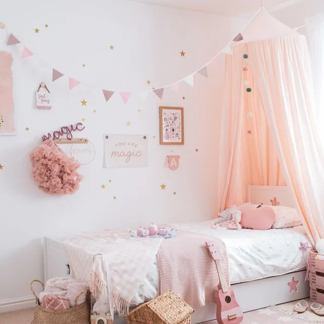Rose Gold and Pink Bunting - 2 metres | Girl’s Bedroom Decor