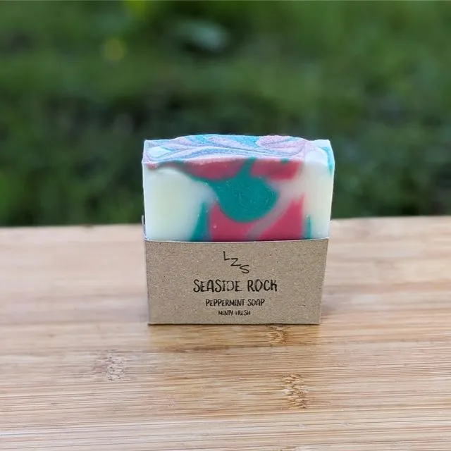 Seaside Rock Soap with Peppermint Essential Oil