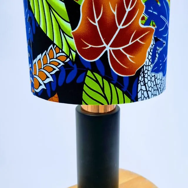 African Print Lampshade 30cm – Leaf