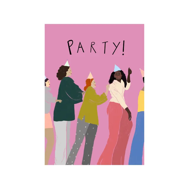 Party Line Greetings Card (Minimum Order of 24)
