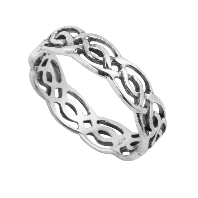 Beautiful 925 Silver Beautiful Celtic Ring